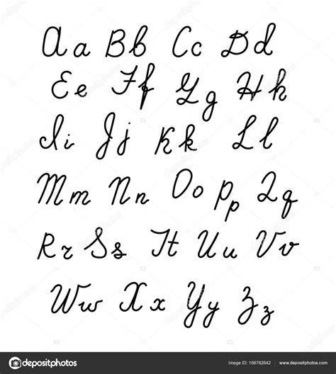 letras manuscritas para imprimir